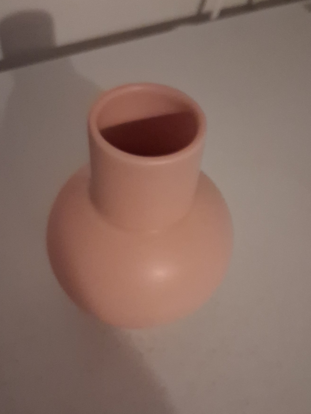 Moma Soft Pink Rounded Ceramic Vase
